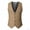 Khaki, variant on Mens Suit Vest Classic Business Slim Fit V Neck Dress Waistcoat Formal Wedding Prom Tuxedo Vest with Pocket