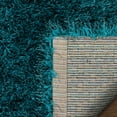 thumbnail image 6 of Well Woven Chie Teal Blue & Black Kuki Collection Ultra Soft Two-Tone Long Floppy Pile Rug 5x7 (5'3" x 7'3"), 6 of 8