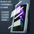 thumbnail image 3 of Compatible Samsung Galaxy Z Fold 5 Case with Hinge Protector & Screen Protector,Blue Gradient Frosted Plating Shockproof Cover Case for Samsung Z Fold 5 Case,Samsung Galaxy Z Fold 5 Phone Cases, 3 of 15