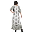 thumbnail image 5 of Moomaya V Neck Printed Kurta And Palazzo Pant Set Ethnic Wear Dress For Women, 5 of 6