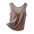 thumbnail image 2 of Pejock Women's Summer Tank Tops, Breathable Pleated Sleeveless Tops, Loose Fit Casual Blouse, Flowy Round Neck Shirt, Lightweight & Comfortable, Beach & Streetwear, 2 of 6