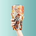 thumbnail image 3 of Happy Thanksgiving Maltese Give Thanks Fall Beanie Scarf Welcome 30oz Stainless Steel Tumbler Insulated Cup with Lid Maltese Dog Lover Gifts Idea - 00020, 3 of 5