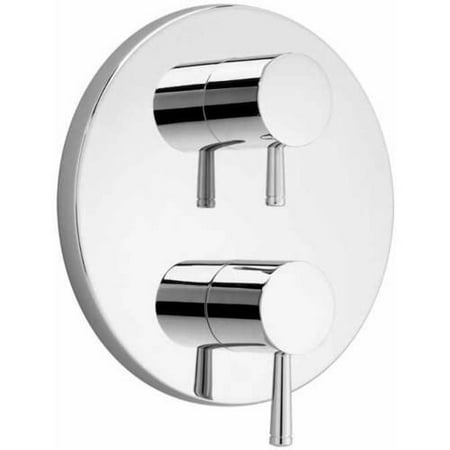 American Standard T064.740.002 Serin 2-Handle Thermostat Trim Kit with Metal Lever Handles, Available in Various Colors