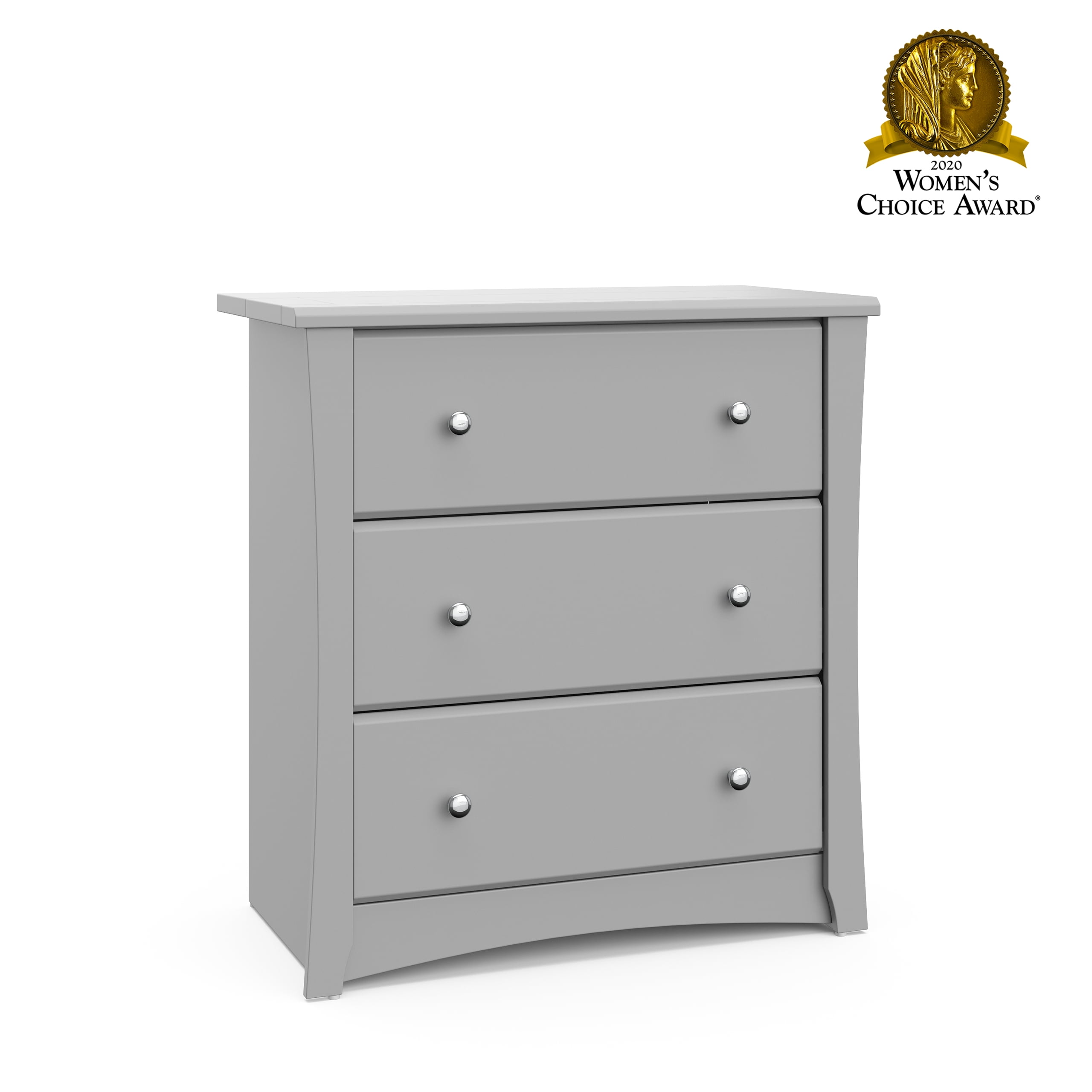 storkcraft crescent 3 drawer chest