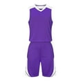 thumbnail image 1 of Zpanxa Ensembles d'Été pour Garçons Mode Décontractée Manches Courtes Col Rond avec Shorts Ensemble de Sport Respirant 8 Ans, 1 of 7
