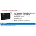 thumbnail image 2 of A/C Condenser - Compatible with 1999 - 2003 Mercedes-Benz CLK430 2000 2001 2002, 2 of 2