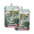 thumbnail image 7 of Yayeee Pot Holders Kitchen Heat Resistant with Pocket 7"x9.8" Cotton Oven Cooking Hot Pads, Window Plants, 7 of 7