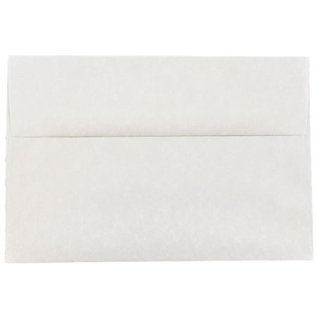UPC: 0609722709668 | JAM A8 Envelopes  5.5×8.1  Gray Parchment  25/Pack  Pewter Gray