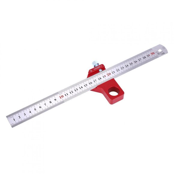 Wchiuoe CX300-1 Woodworking Square Ruler / Scriber Hardware Measuring Tool For Height / Angle Measuring Tools