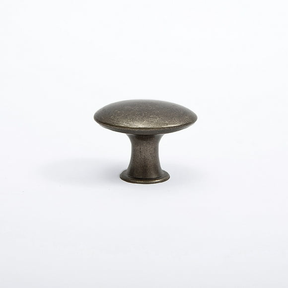 10 pcs 30mm Vintage Drawer Knobs Round Bronze Door Knob Vintage Furniture Handle Single Hole with Screws