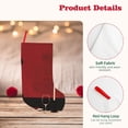 thumbnail image 4 of Lsque Minimalist Romantic Dinner Pattern 18 Inch Christmas Stockings, Festive Holiday Stocking for Christmas Decorations Holiday Decor, 4 of 8