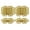 Gold, variant on 10 Chinese Knots Buttons Sewing Closure Fasteners Cloak Coat ,