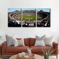 thumbnail image 3 of 3 Panel Denver Canvas Wall Art American Soccer Prints Sports Artwork Wall Decor Stadium Picture Canvas Art for Bedroom Living Room Broncos Stadium Paintings Posters Framed Ready to Hang (42"Wx20"H), 3 of 5