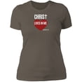 thumbnail image 2 of Christ Lives in Me Ladies Boyfriend Tee, 2 of 10