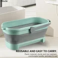 thumbnail image 3 of Cubo Plegable Verde - Práctico y Portátil para Limpieza y Camping (46.5x21 cm)  

Resistente de Plástico, Ideal para Mopas y Actividades al Aire Libre - Fácil Almacenamiento en Auto o Casa  

Incluye, 3 of 6