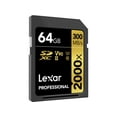 thumbnail image 2 of Lexar 64GB Professional 2000x UHS-II SDXC Memory Card (2-Pack), 2 of 4