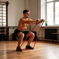 thumbnail image 4 of WEIOUKC Toner Resistance Bands with Foam Handles,Safe Sleeve Exercise Bands,Durable Stretch Fitness Belt,for Yoga & Strength Training, 4 of 5
