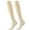 Beige, variant on Women's Leg Warmers Super Soft Scrunch Knee High Boot Socks for Sports Yoga Daily Wear White