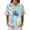 Light Blue, variant on Womens Tops Short Sleeve Polo Shirts for Women V Neck Blouses Summer Tunics Shirts with Collar Henley Waffle Knit Hawaiian Shirt