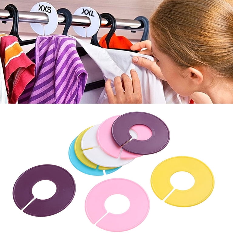 Plastic Clothes Hangers Coolnut Clothes Dividers 10 Pack Blank Clothing ...