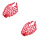 thumbnail image 1 of Sonducket Mesh Ball Bag Basketball Ball Carry Storage Holder  Net Mesh Bag Rojo 2piezas, 1 of 1