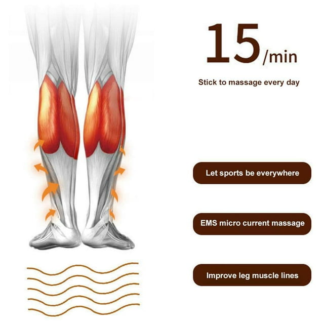 Appareil de Massage Électrique EMS pour Pieds, Stimulateur Musculaire Portable pour Pieds, Tapis de Massage