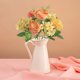 thumbnail image 5 of Ramo de flores artificiales de seda | Arreglo de rosas y peonías para decoración del hogar, centros de mesa para bodas, decoración de escritorios, decoración de fiestas, 5 of 6