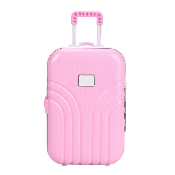 ANGGREK Luggage Toy,Baby Suitcase Toy Cute Plastic Rolling Suitcase Mini Luggage Box , Baby Suitcase Toy