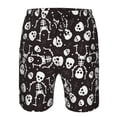 thumbnail image 3 of Pofeuu Skeleton Prin Men's Swim Trunks Quick Dry Bathing Suit Swimming Board Shorts Mesh Lining Beach Swimwear-XX-Large, 3 of 6
