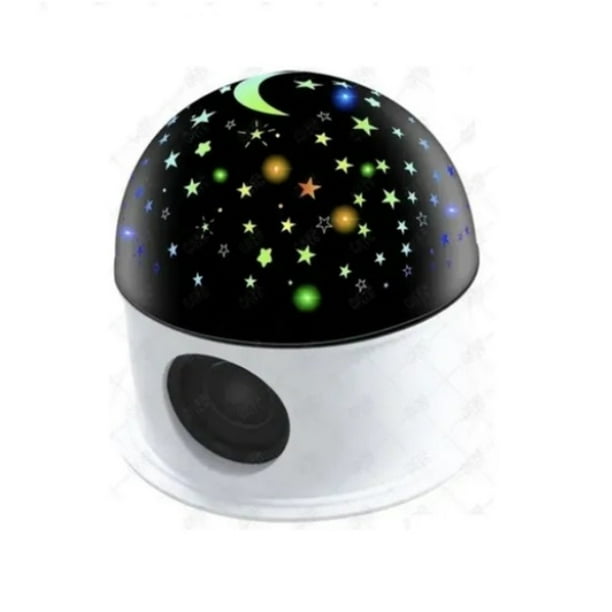 Foco Led Proyector Estrellas C/bocina Musica Bluetooth Niños Genérico Crystal Magic