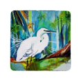 thumbnail image 1 of Betsy Drake CT1138 Acrylic Egret Coaster - Set of 4, 1 of 1