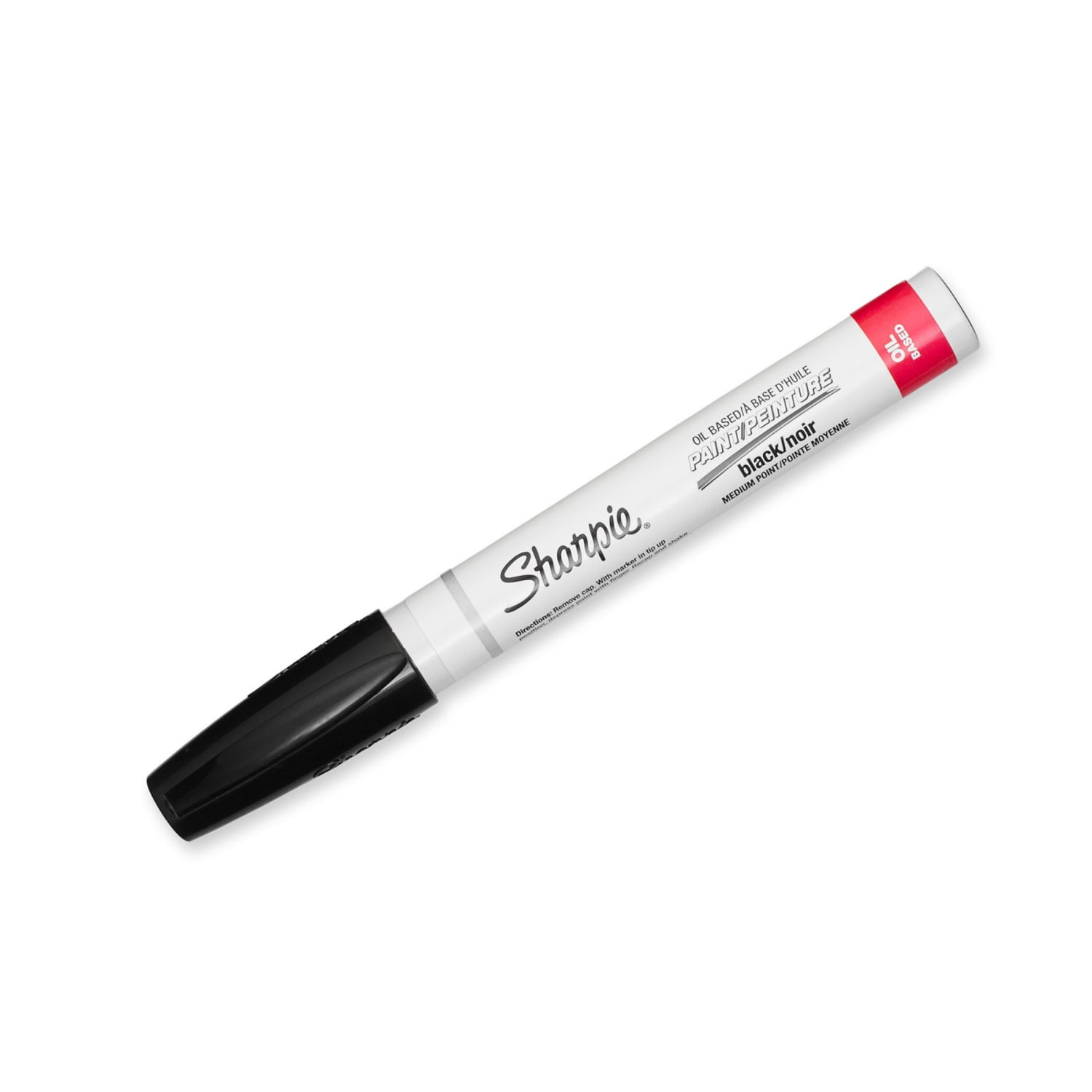 (3 pack) Sharpie Oil-Based Paint Marker, Medium Tip, Black, 1 Count