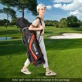 thumbnail image 3 of Costway Lightweight Golf Cart Bag with 14 Way Top Dividers 9 Pockets Rain Hood Cooler Bag, 3 of 10