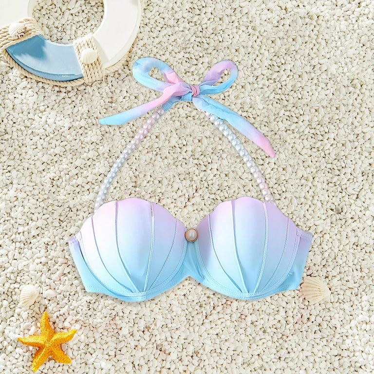 Mermaid bra mermaid shell bikini gift' Sticker