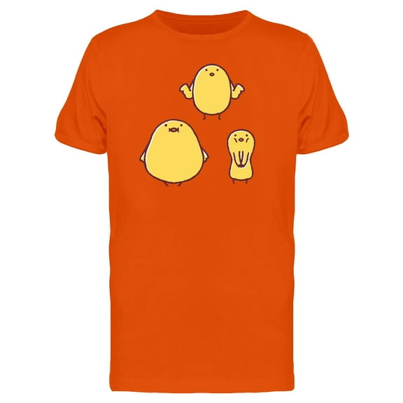 Funny Fat Chicken Pose Cartoon Tee Men's -Image by Shutterstock