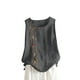 thumbnail image 1 of Vestidos Casuales Para Mujer, Blusas De Mujer De Moda Blusa de lino sin mangas con botones bordados para mujer, talla grande, 1 of 3