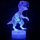 thumbnail image 5 of Lámpara de dinosaurio, lámpara de noche 3D para niños, dinosaurio de juguete para niños, perfecta para regalos de cumpleaños infantiles, regalos de Navidad. ER, 5 of 5