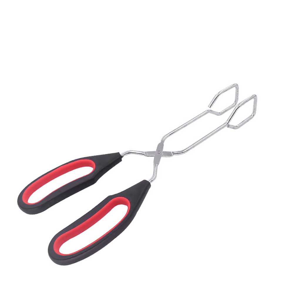 Details about   Cooking Long Handle Scissors Type Convenient Food Clip Multifunction BBQ Tongs 