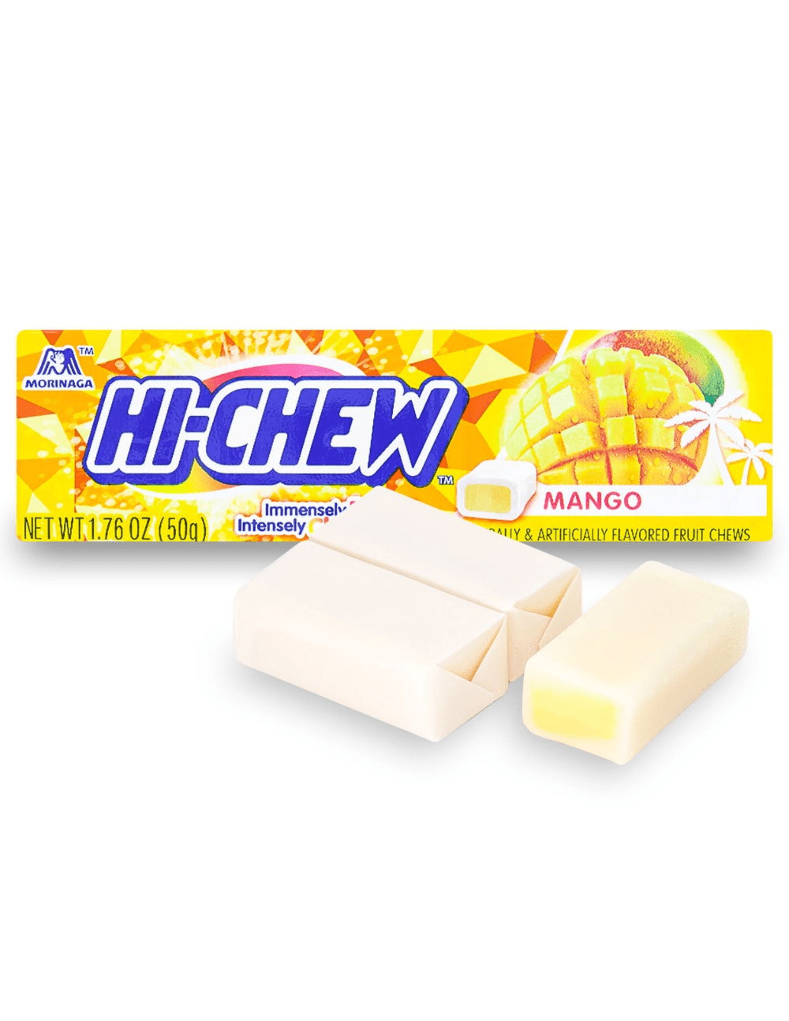 Hi-Chew Mango Candy, 1.76 oz Gluten-Free, Contains Soybeans