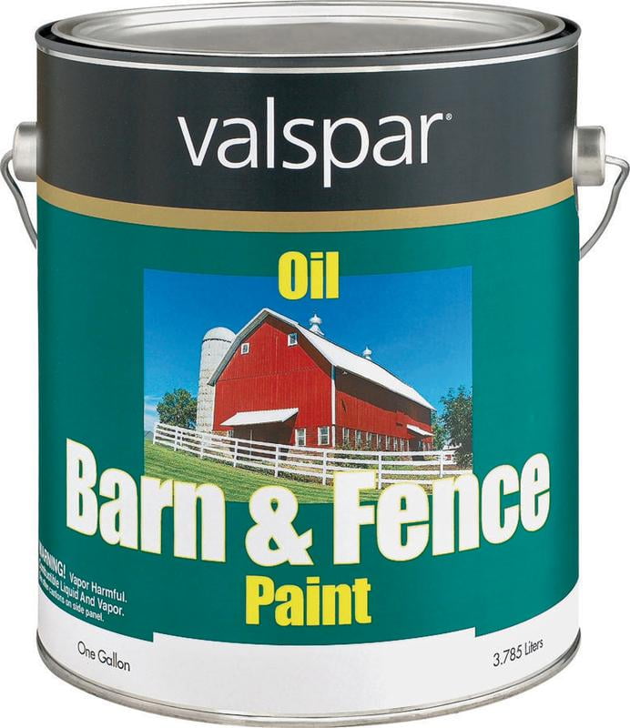 Paint,Barn/Fence Oil,Red,Gl by VALSPAR CORPORATION