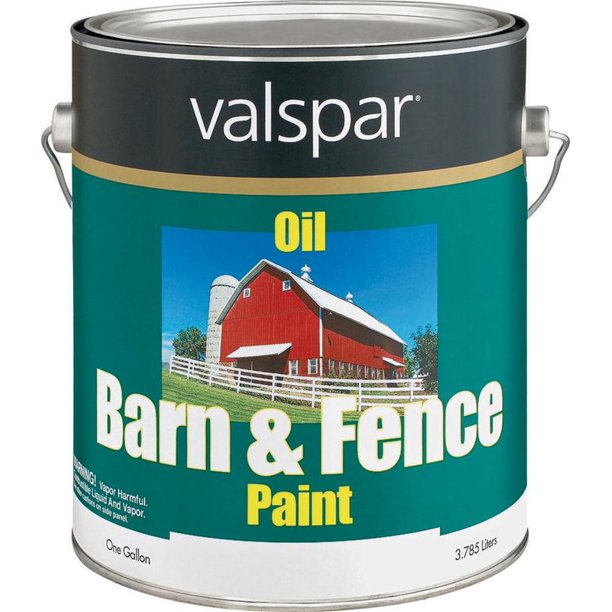 Valspar Oil Paint & Primer In One Low Sheen Barn & Fence Paint