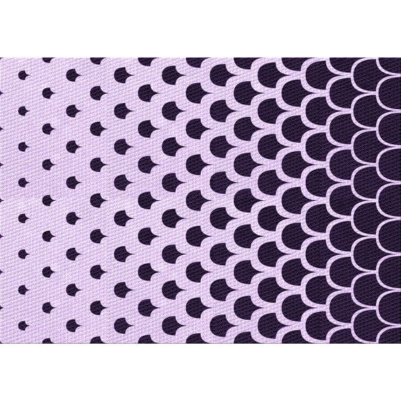 Ahgly Company Machine Washable Indoor Rectangle Transitional Blossom Pink Area Rugs, 7' x 10'
