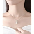 thumbnail image 3 of Stunning 14K Gold Natural Jade Necklace - Perfect Birthday and Mother's Day Gift for Mom, Wife and Girlfriend, 3 of 4