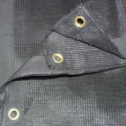 MP Heavy Duty Shade Mesh Tarp, 20 x 20-Feet , Black