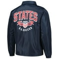 thumbnail image 3 of Men's Navy USMNT Full-Snap Coaches Jacket, 3 of 3