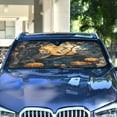 thumbnail image 4 of WOBOGO Midnight Owls Car Windshield Sunshades Autopilot Lightweight Accordion Sun Visor 55×27.6in, 4 of 8