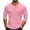 Pink, variant on Men's Big and Tall Long Sleeve Shirts Button Henley Neck Tunic Tops Casual Fall Fashion Pullover Tops Pink XL