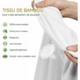 thumbnail image 4 of Protector de colchón de rayón de bambú, impermeable y silencioso, hipoalergénico, antibacteriano, ultra suave, bolsillos profundos de hasta 30 cm, lavable a máquina, 4 of 5