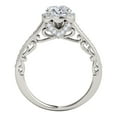 thumbnail image 3 of Aonejewelry 1 Ct Halo Round Diamond Engagement Ring In 14k White Gold, 3 of 4
