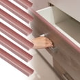 thumbnail image 1 of 6pack 18" Cabinet Edge Protectors for 13/16" Kitchen Cabinets Frame, Rose Gold, 1 of 7